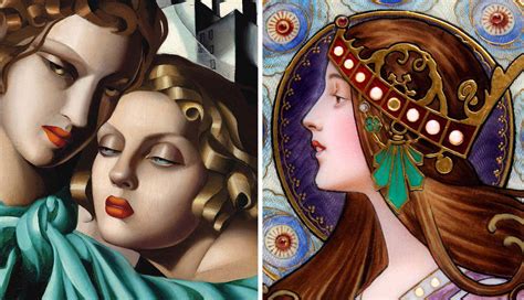 what's the difference between art deco and art nouveau